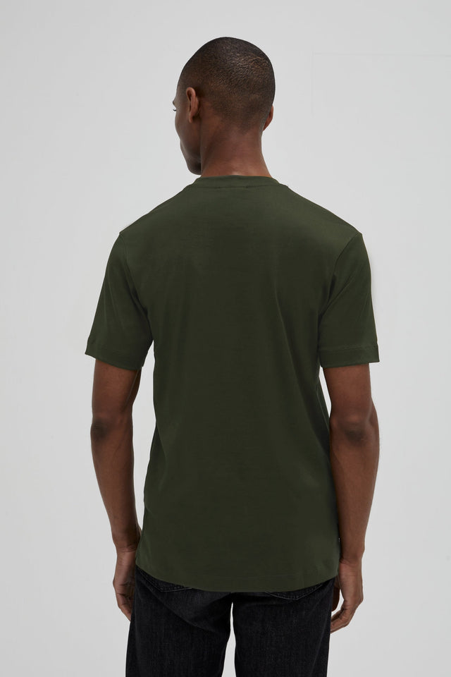 T-SHIRT SUPIMA Hombre – GREEN Amsterdam ARMY INTERLOCK VALENZA