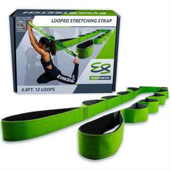 Yoga Strap Resistance Band Stretching Belt Fastener Tape Foot