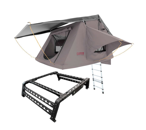 Rooftop Tent & Tub Rack Package - 2 Person Soft Shell Tent (Short Style) Product Image