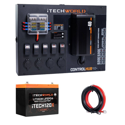 iTECH120X & Control Hub + iTECHDCDC Battery System Product Image
