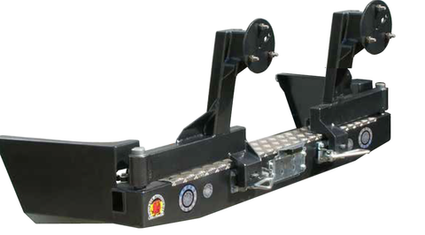 Mitsubishi Pajero (2006-2023) NS NW NX NT Outback Accessories Rear Bar  (SKU: TWCPNS) Product Image