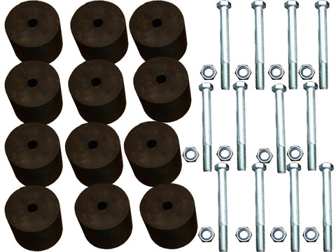 Mazda Bravo (02/1998-01/2007) Superior Engineering Body Lift Kit 2 Inch (50mm) Lift Suitable For Mazda Bravo 1992-2006 Single Cab (Petrol Manual Style Side) with Tray Lift (Kit) - BLKMAZBAVSCPMSS Product Image