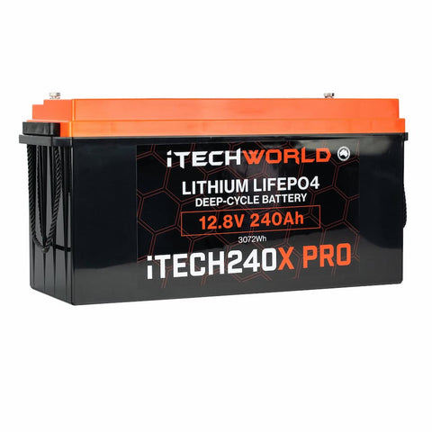 iTECH240X PRO 240Ah 12V Deep Cycle Lithium Battery Product Image