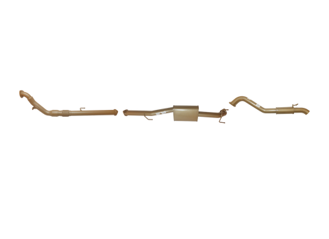 Toyota Hilux (2005-2015) N70 (2005-2015) KUN  Single 3" With Centre Muffler and Front Pipe CAT Kit Product Image