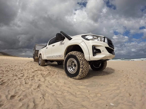 Toyota HIlux (2015-2025) N80 4" Stainless Steel Snorkel Meredith Metal Works Product Image