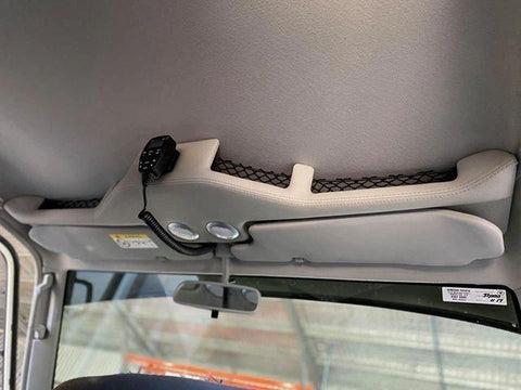 Toyota Landcruiser (2022-2025) AFTER 09/22 79 Series Dual Cab Buldge Shape Centre Roof Console Full Storage (4 Pockets) - Cruiser Consoles Product Image
