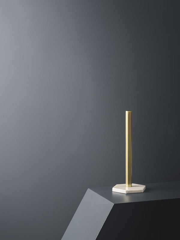 Ferm Living - Paper Towel Holder - Black Brass