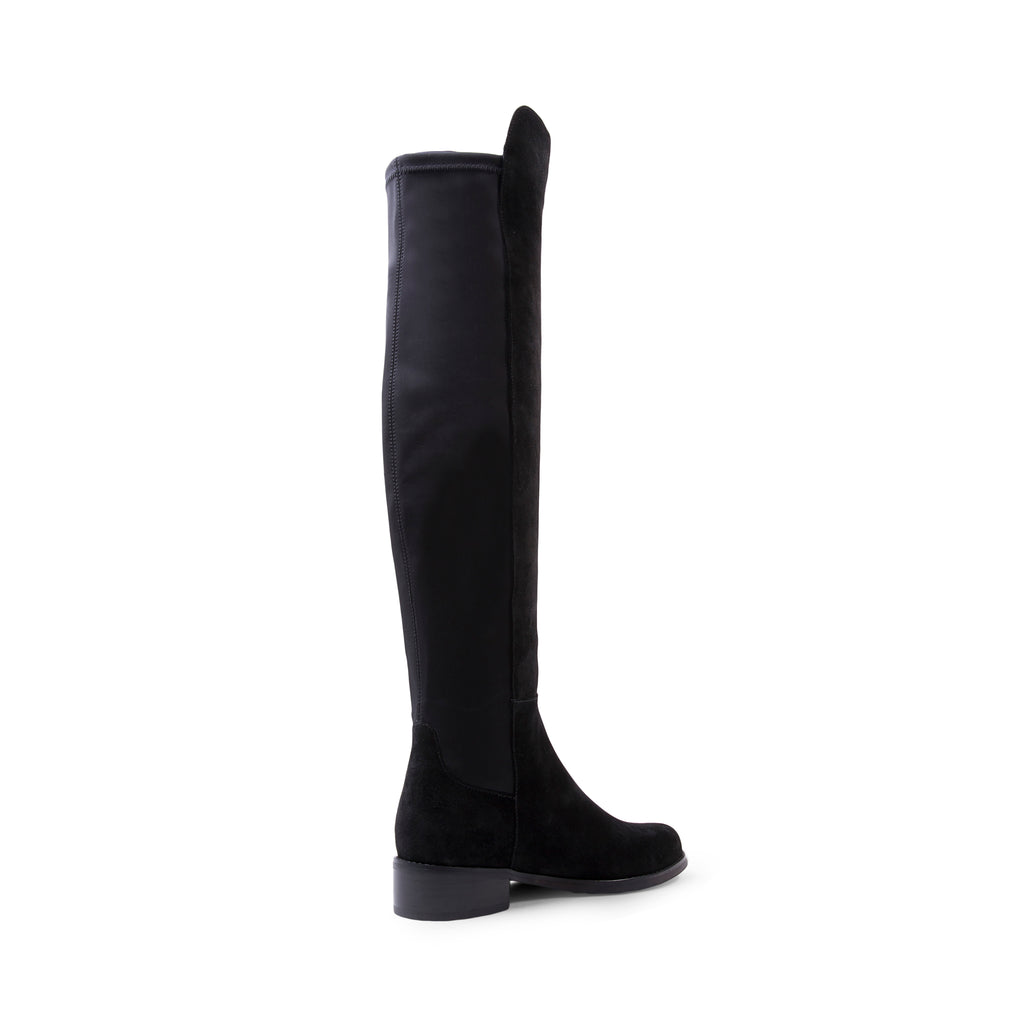 black suede waterproof boots