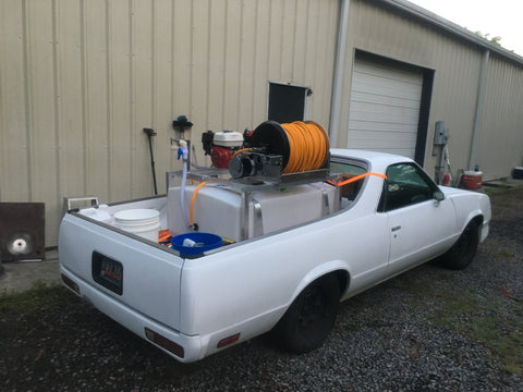 Sprayer in an el Camino