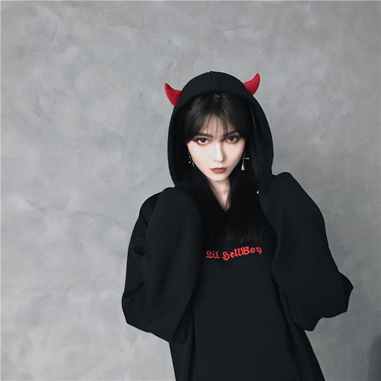 kawaii devil hoodie