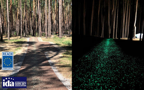 Glowing Nature Trail in the Ukraine - Powered By: AGT™ ULTRA Glow Stones