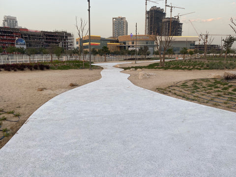 Day time view of the Science Park Trail in Dubai, UAE