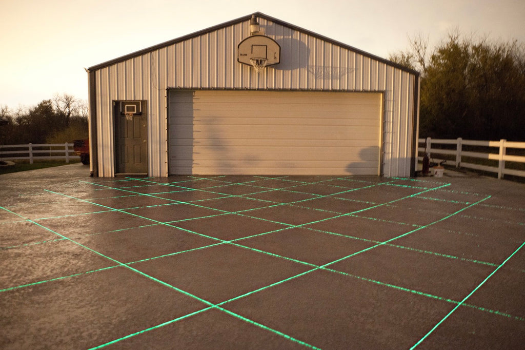 Glowing Tron Driveway