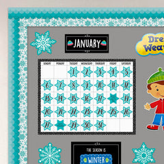 Messy Dots Calendar Chart