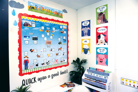 farm friends classroom inspire u posters