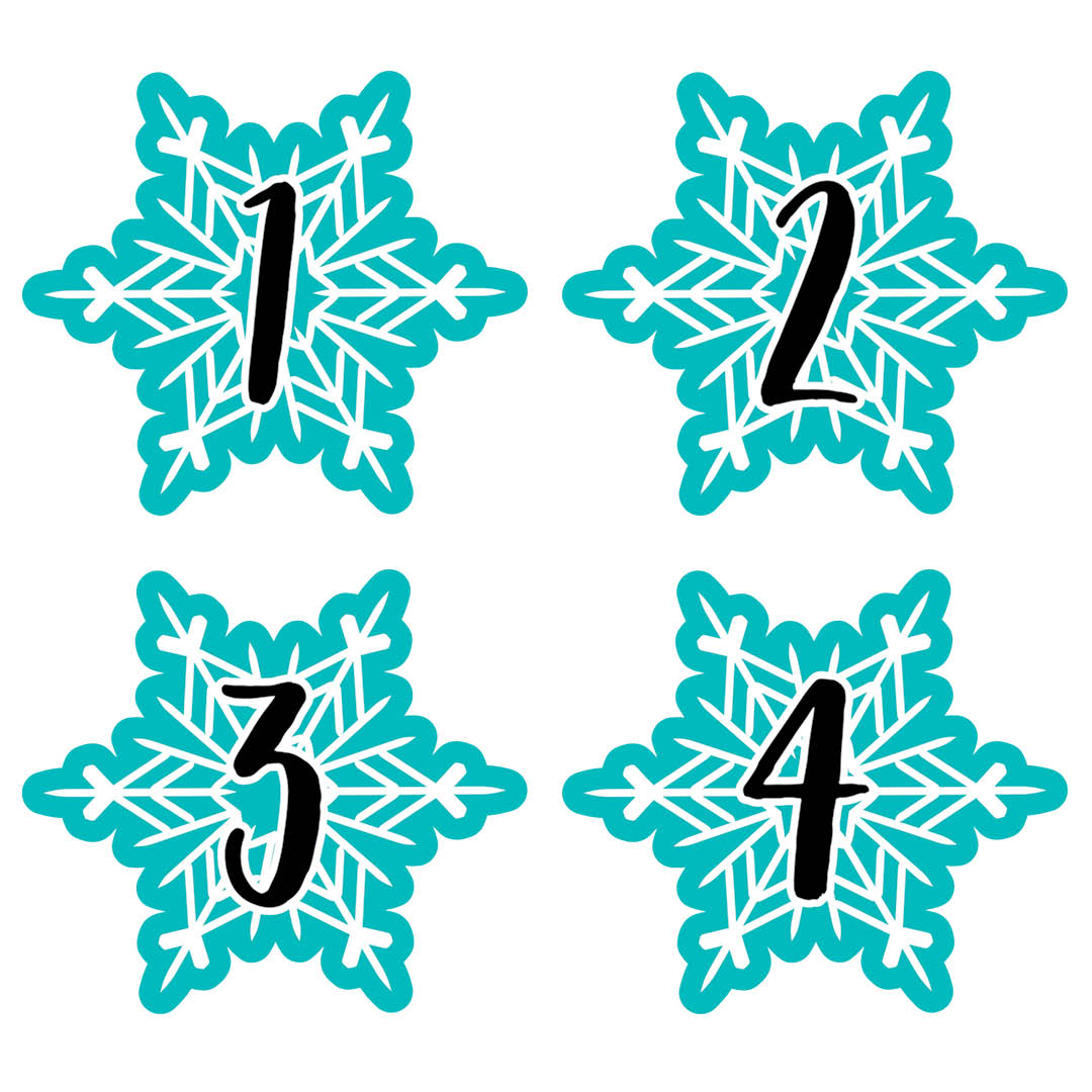 Image of Snowflakes Calendar Days