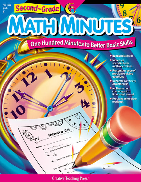 math minutes 2nd grade ebook creative teaching press