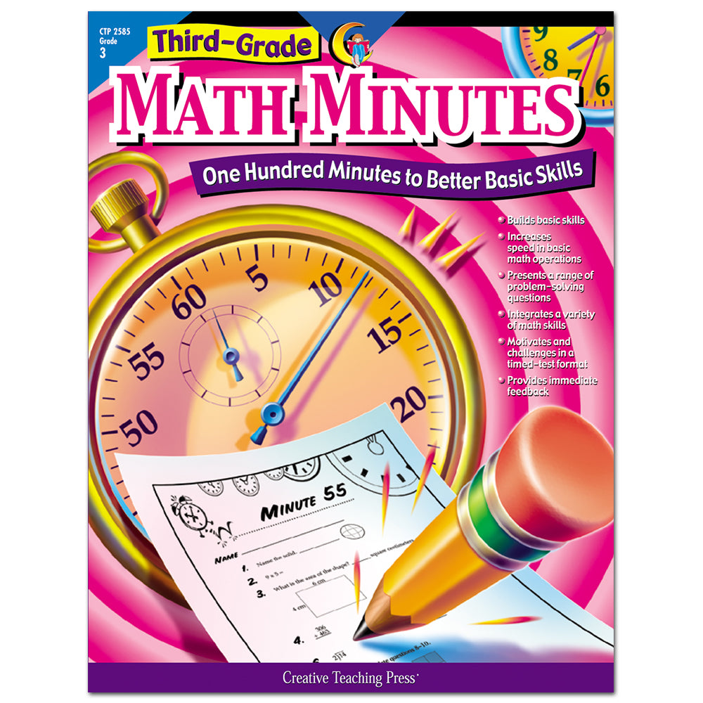 Math Minutes, 3rd Grade – Creative Teaching Press