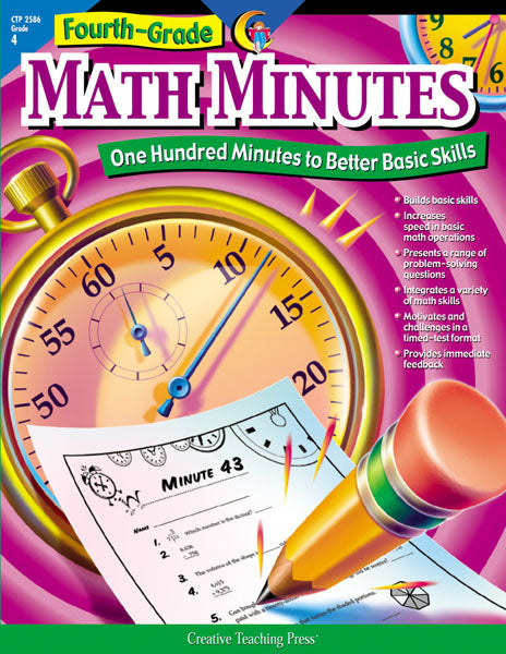 math minutes 4th grade open ebook creative teaching press