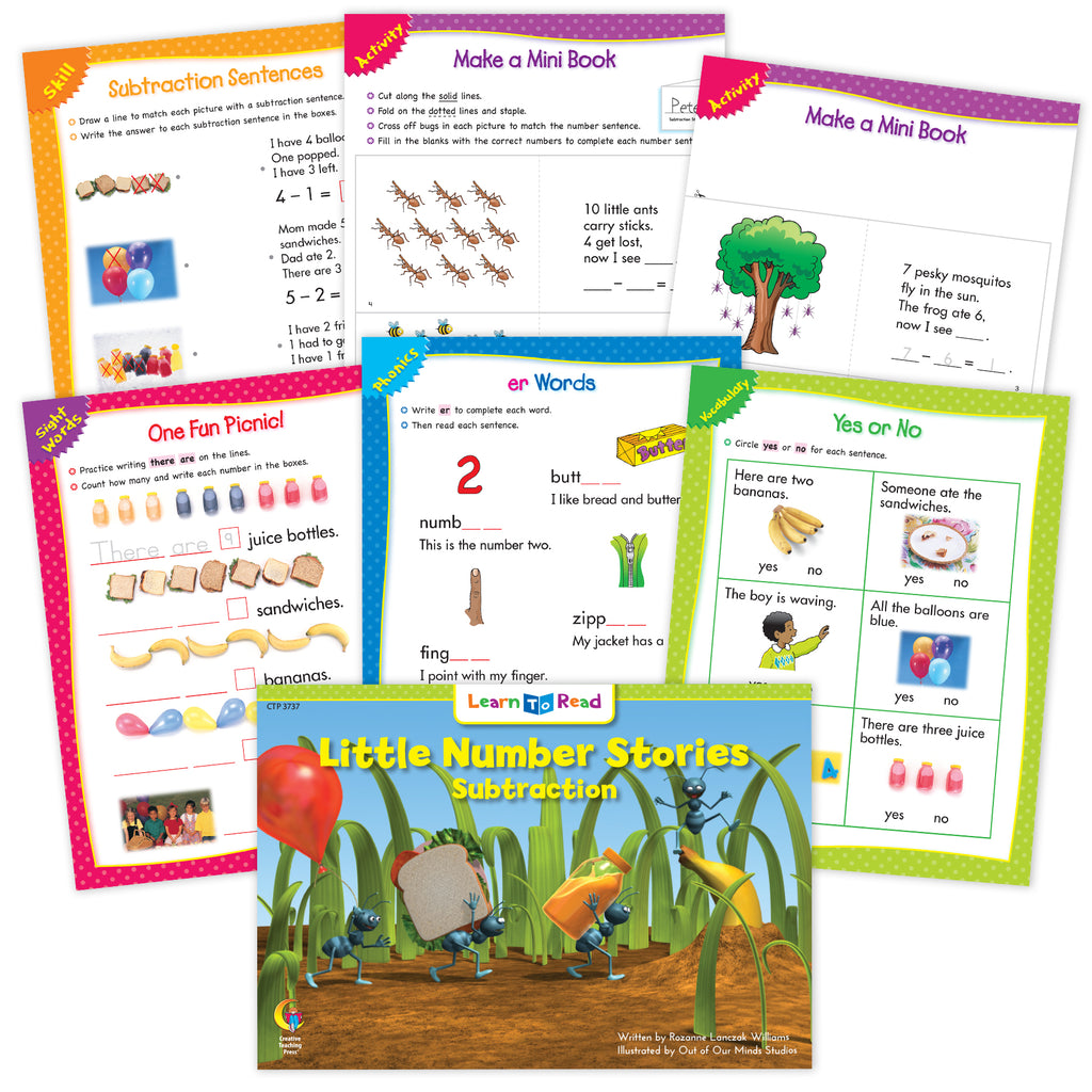 little-number-stories-subtraction-ebook-worksheets-creative-teaching-press