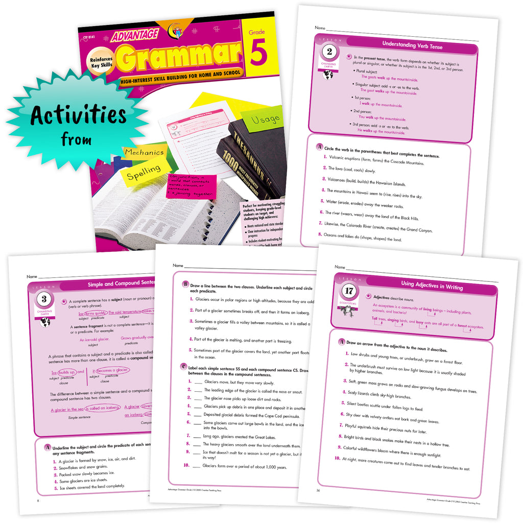 worksheets tagged 5th grade creative teaching press