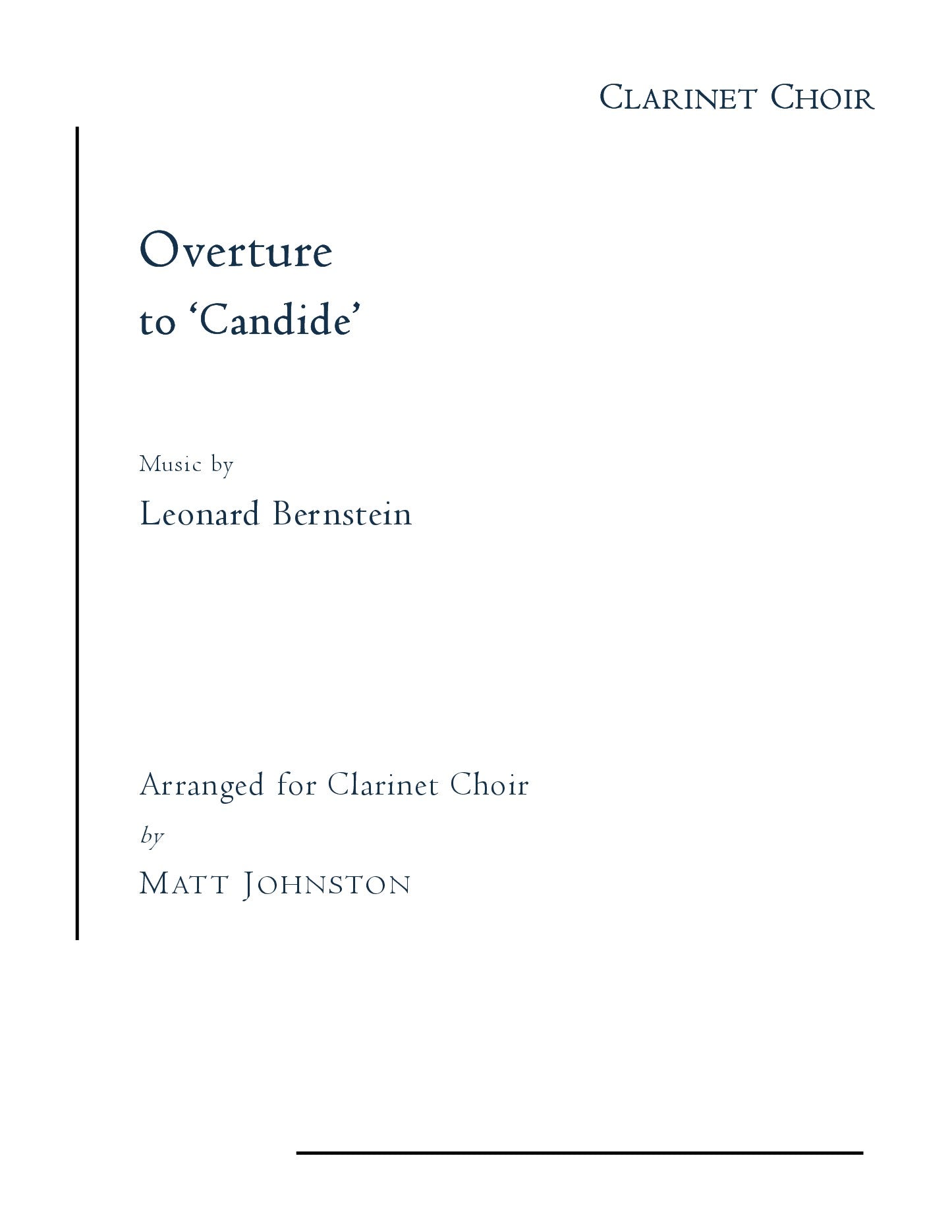 overture to candide clarinet pdfs