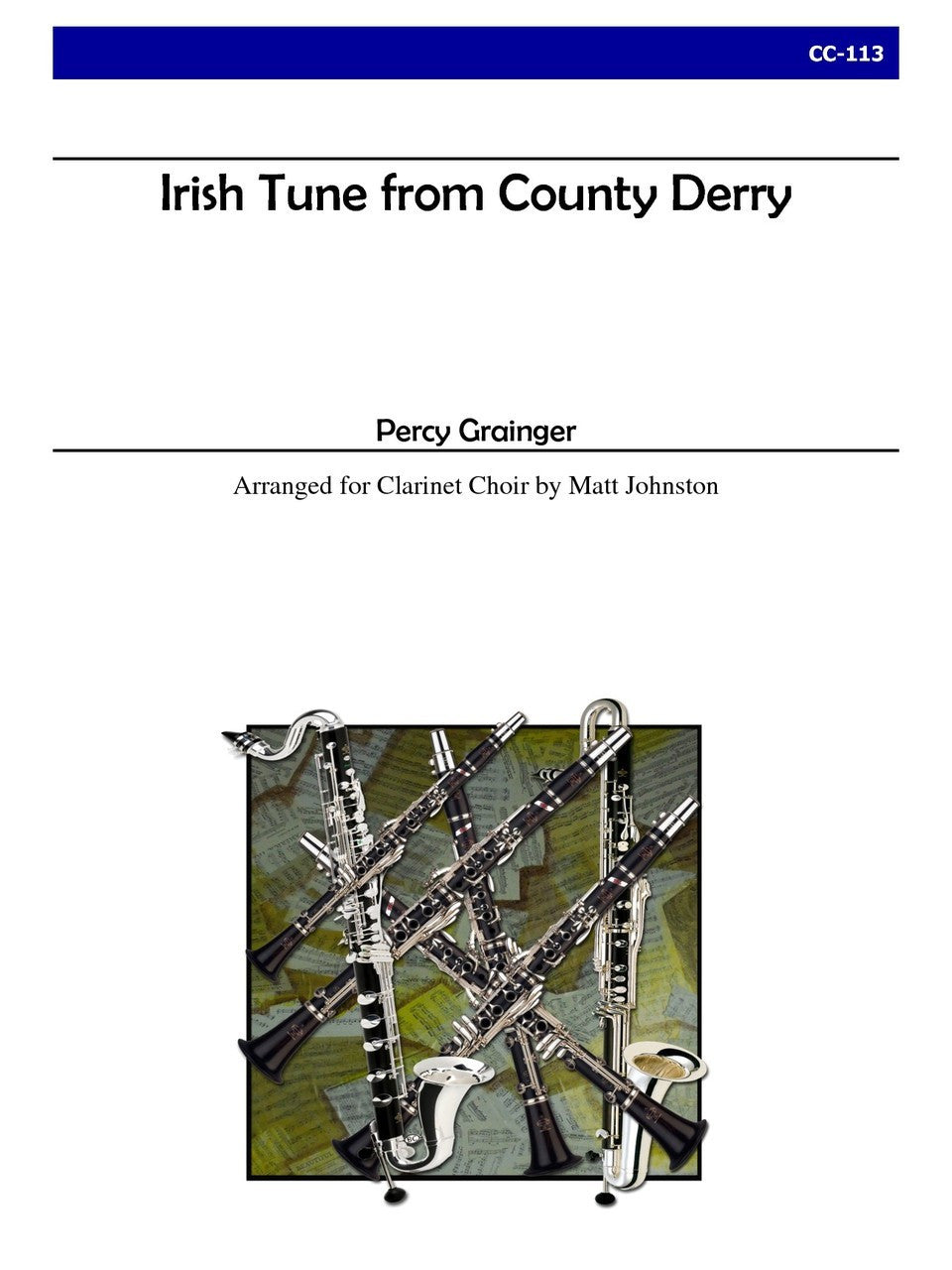 デリー地方のアイルランド民謡（パーシー・グレインジャー） (クラリネット八重奏)【Irish Tune from County Derry】