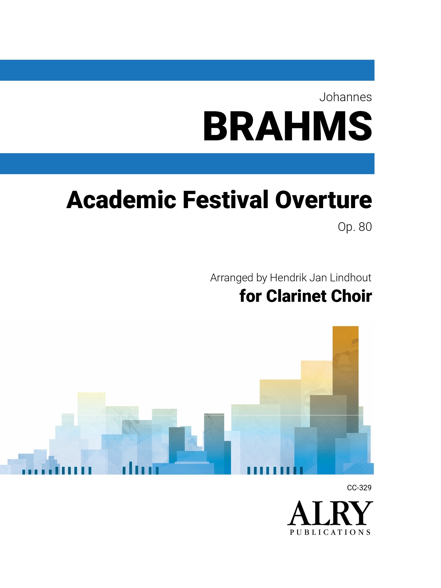 Brahms (arr. Lindhout) - Academic Festival Overture for Clarinet Choir |  United Music and Media Publishers