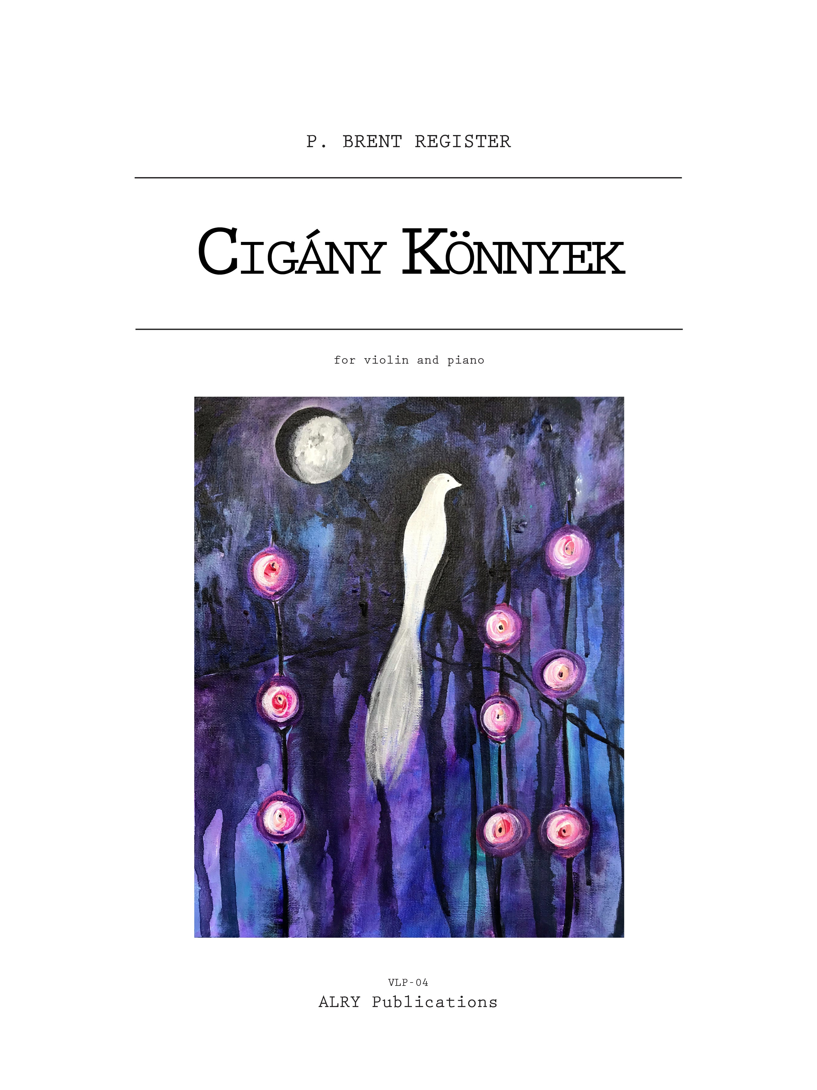 Register - Cigany Konnyek (Gypsy Tears) for Violin and - VLP04 | United Music and Media Publishers