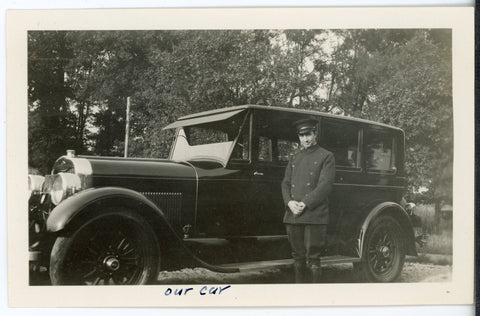 Photo of William Bender, who worked as a chauffeur for the Heurich family, ca. 1913-1920