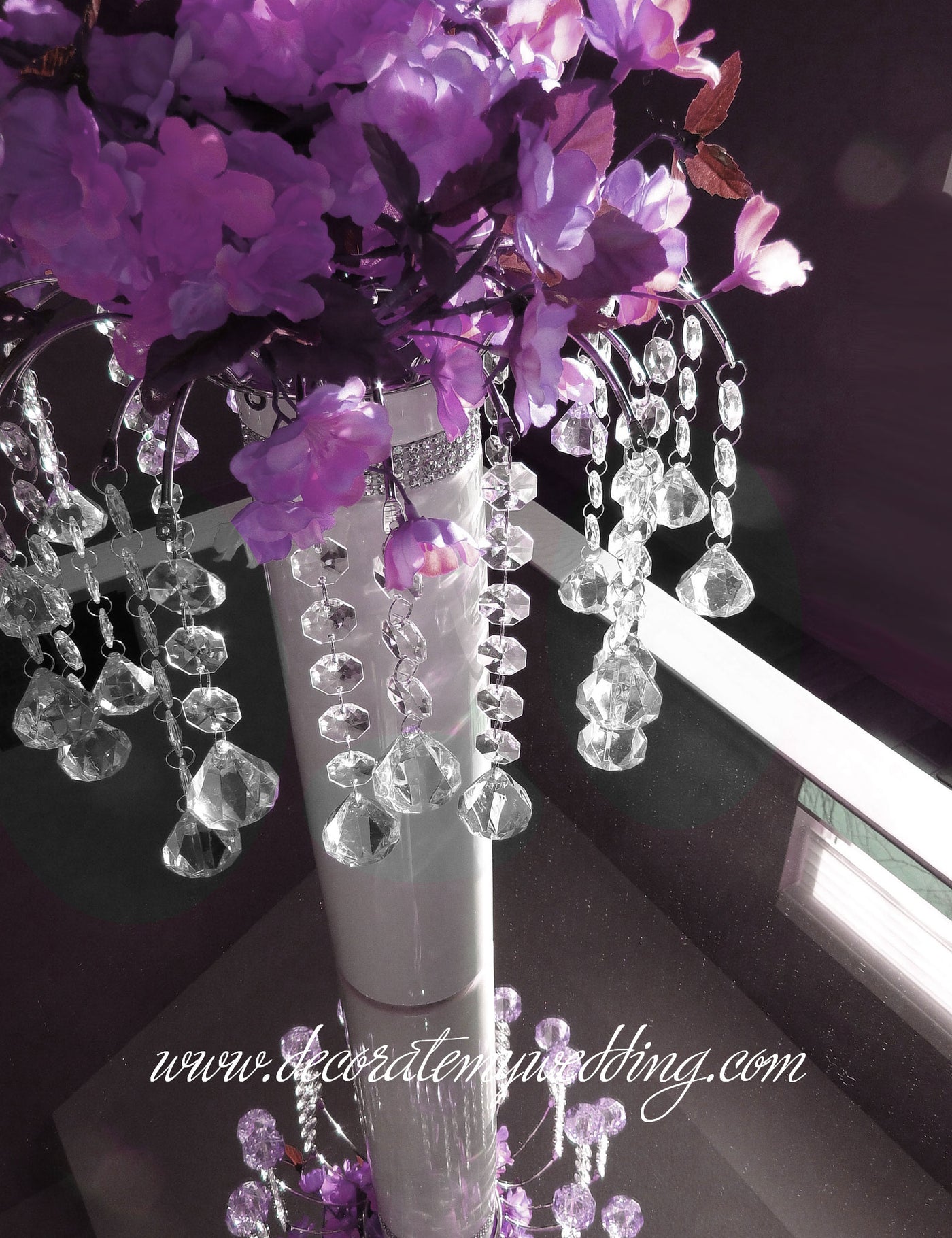 Hanging Beads Decoration Luxurious Centerpiece DECORATE MY WEDDING