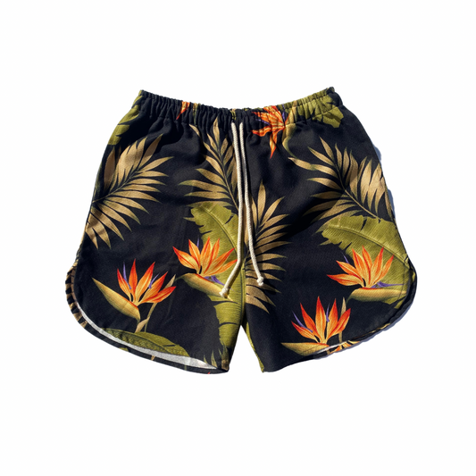 Kilikopela 'OG' Shorts | Black Banana Leaf – JungleGurl