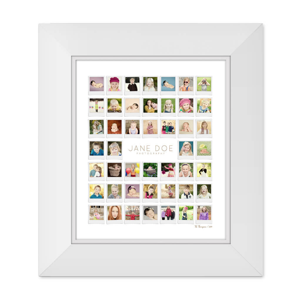 Polaroids 20x24 Collage Template 3 Dollar Templates