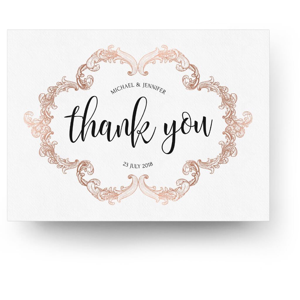 Photoshop Thank You Card Template Card Template