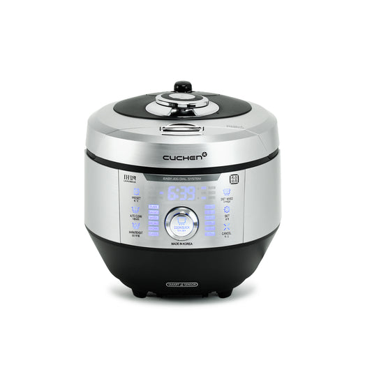 KOREAN CUCHEN Electronic Pressure Rice Cooker CJS-FC0611F (6 cups)  Black/Dark Brown