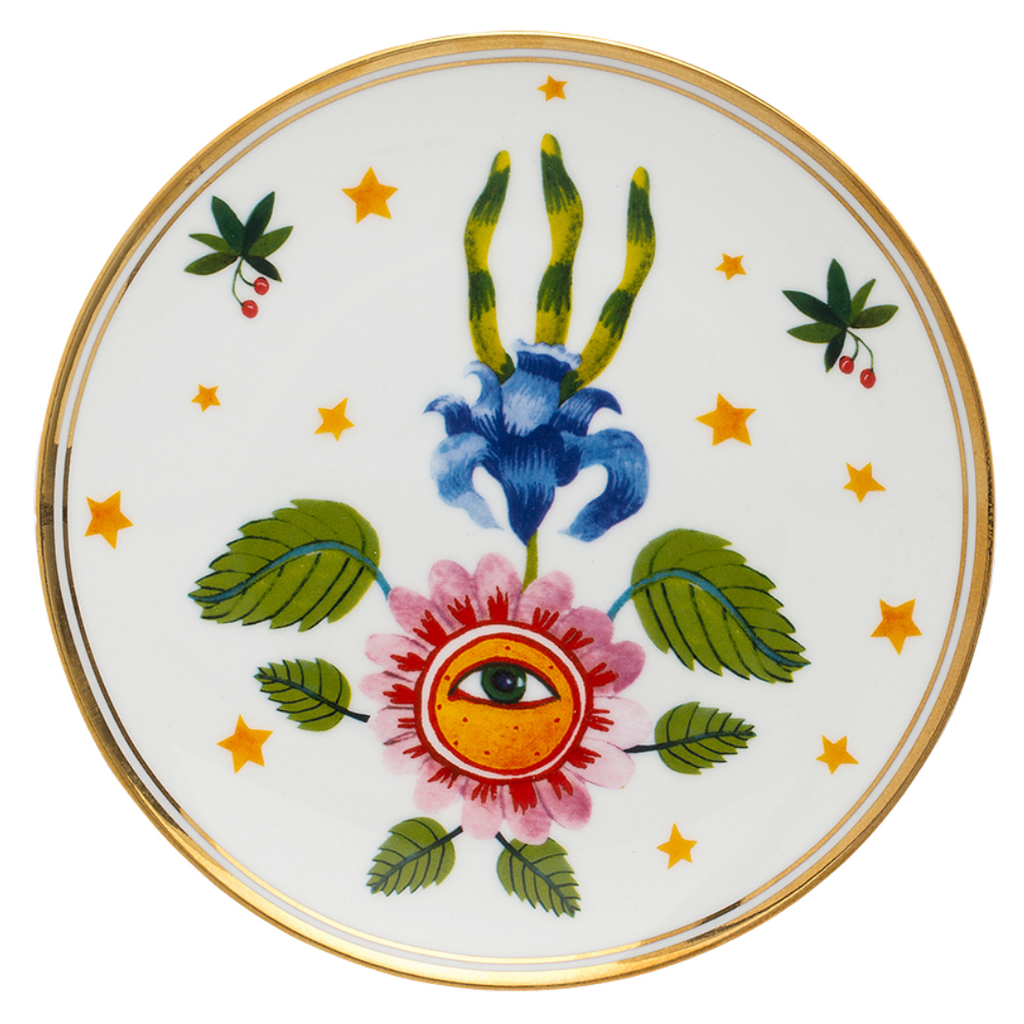 Funky Table side plate with eye