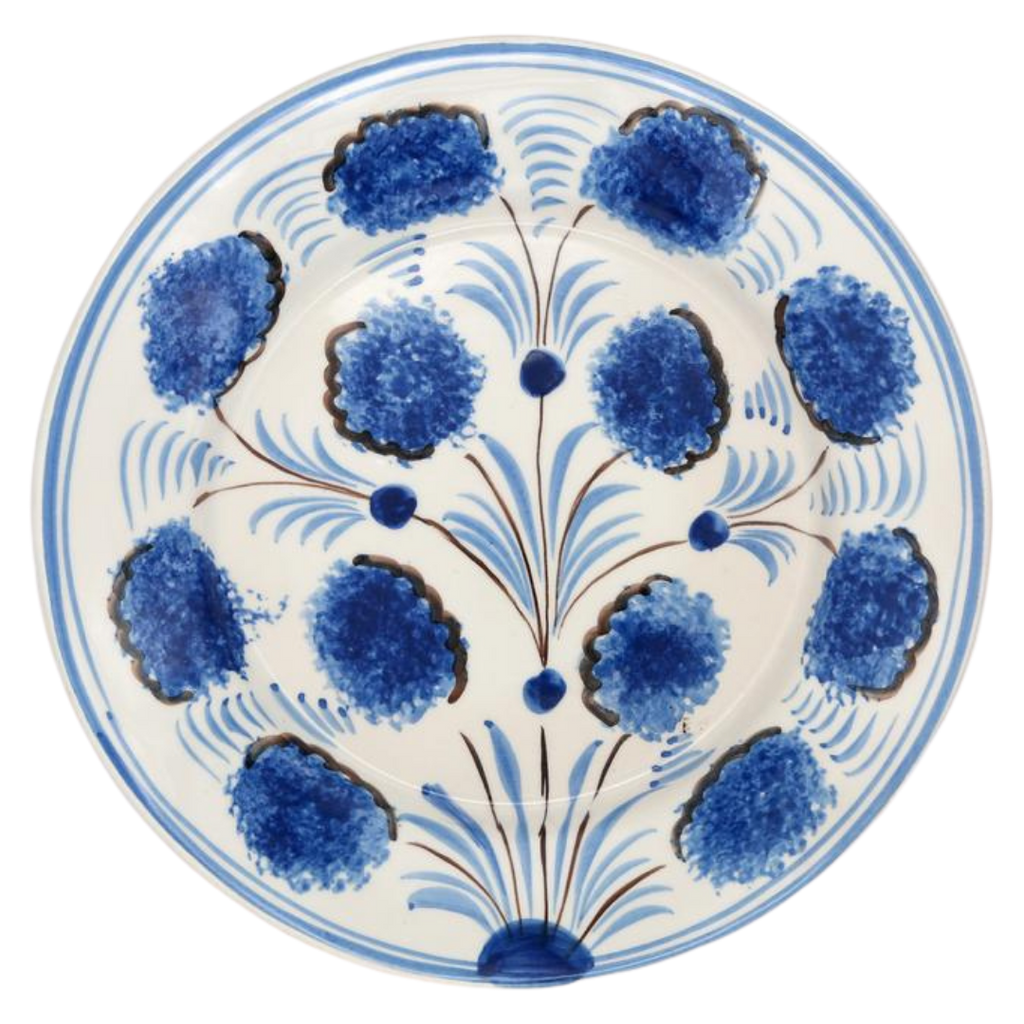 Carolina Irving Blue Flower Dinner Plate