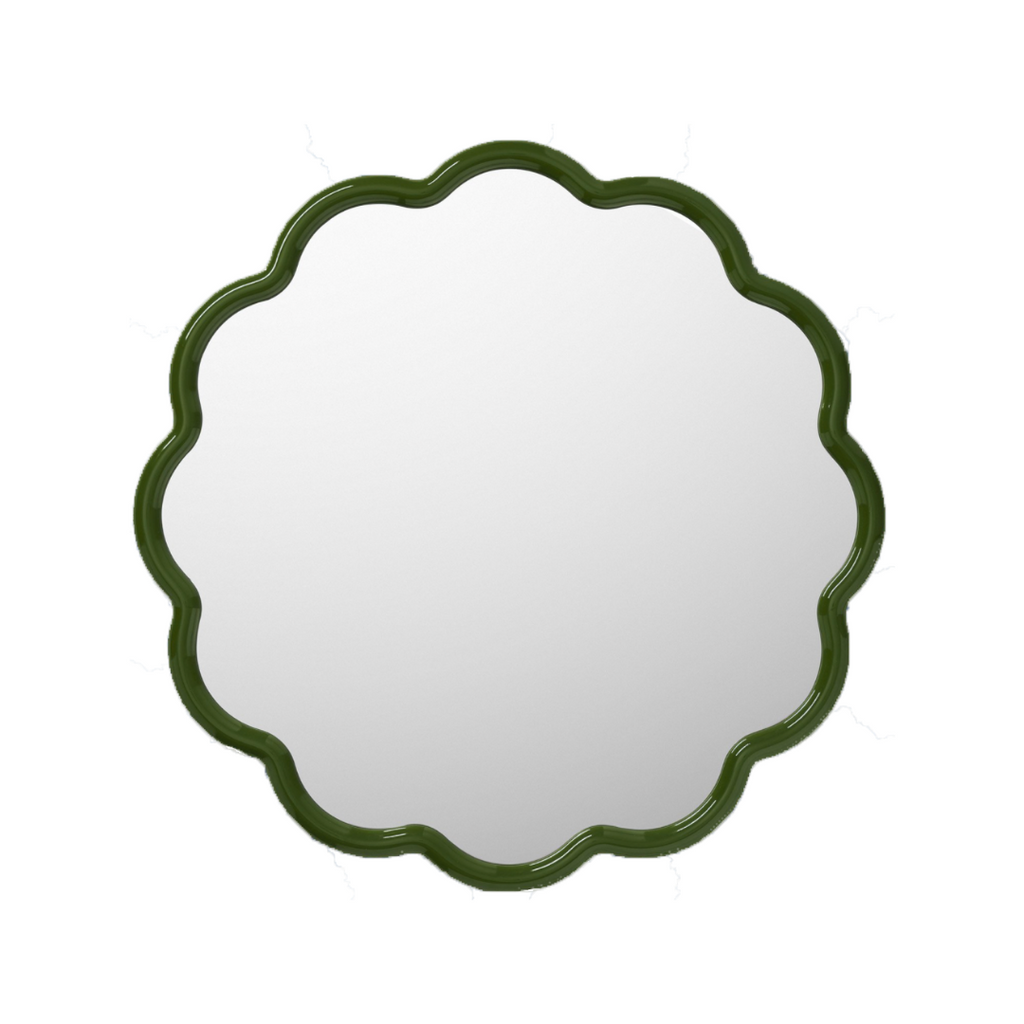 scallop green mirror