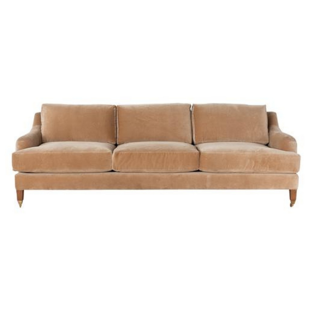 English roll arm sofa