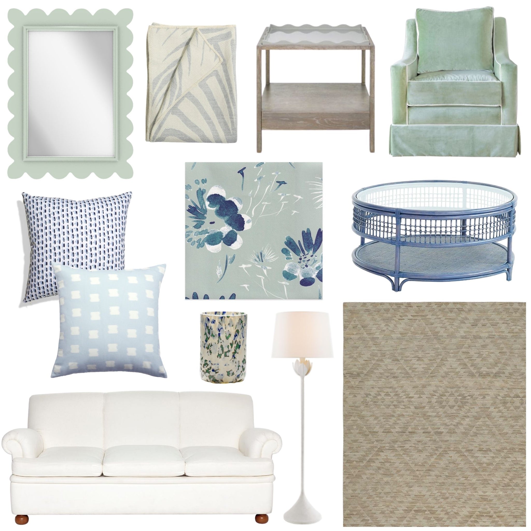 Style Guide: All about Blue & Green | Pepper Home