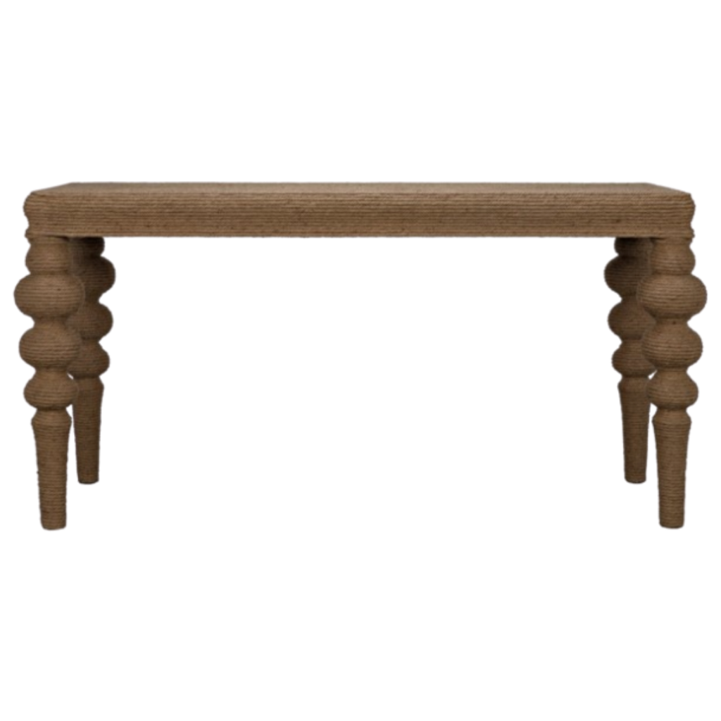 Rope Turned Leg Ismail Console