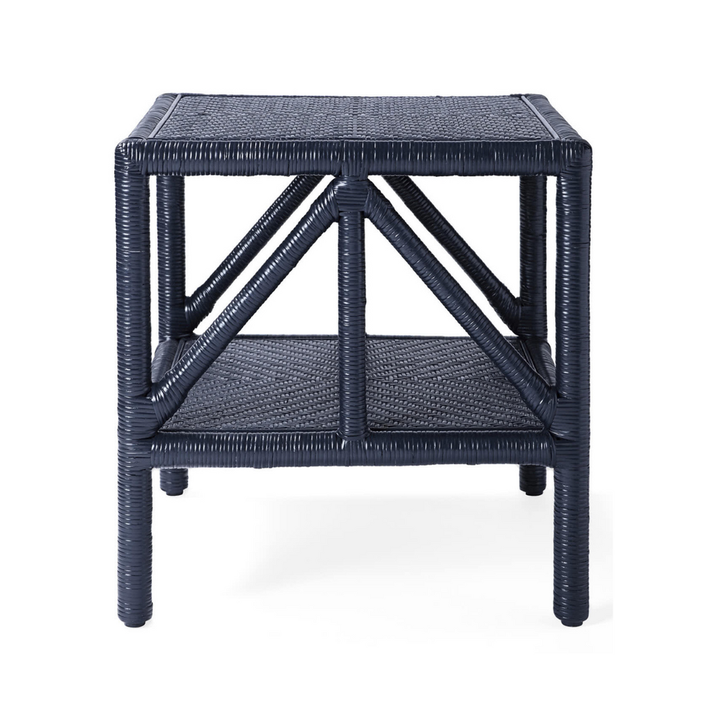 Navy side table