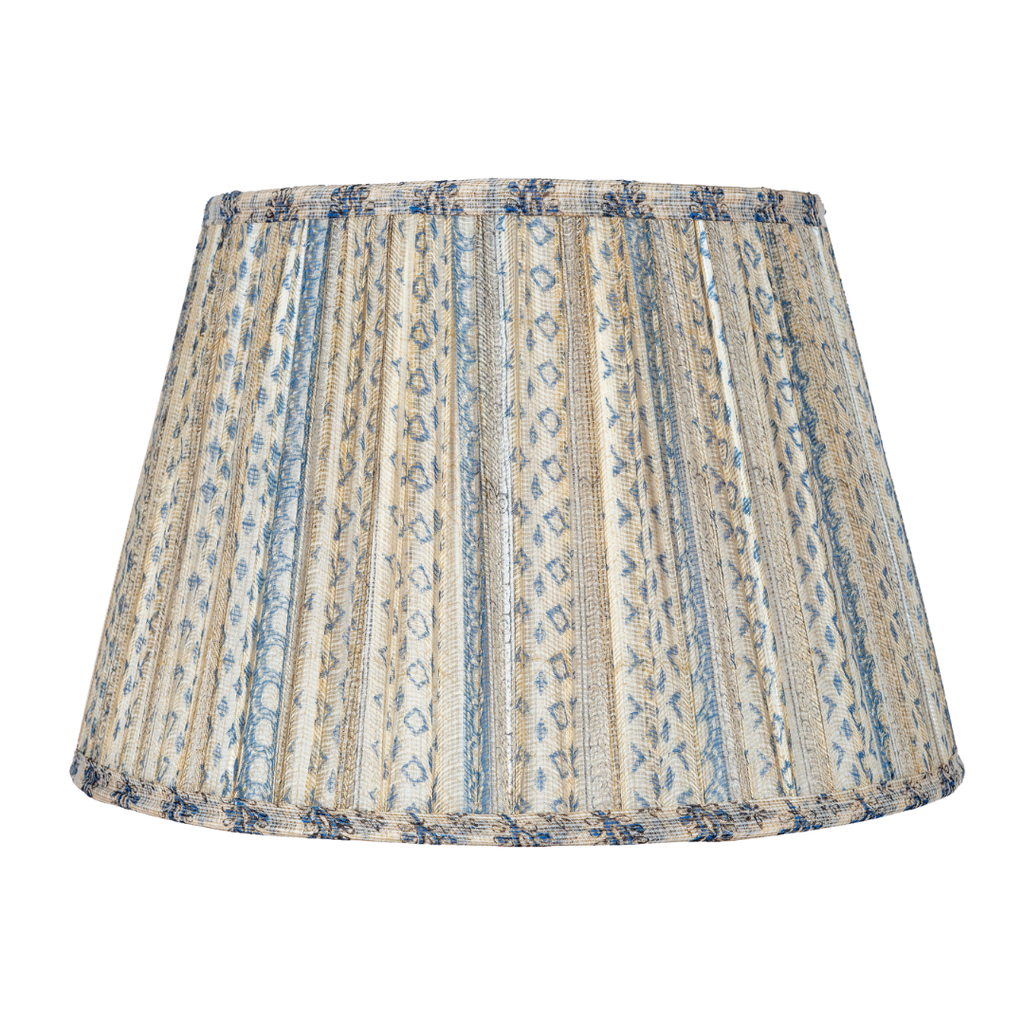 Hill & May Muscat Blue and White Lamp Shade