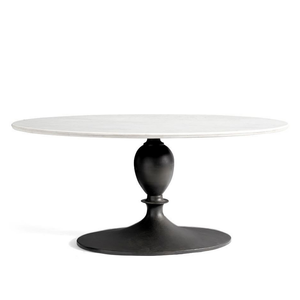 Pottery Barn Chapman Pedestal Oval Dining Table