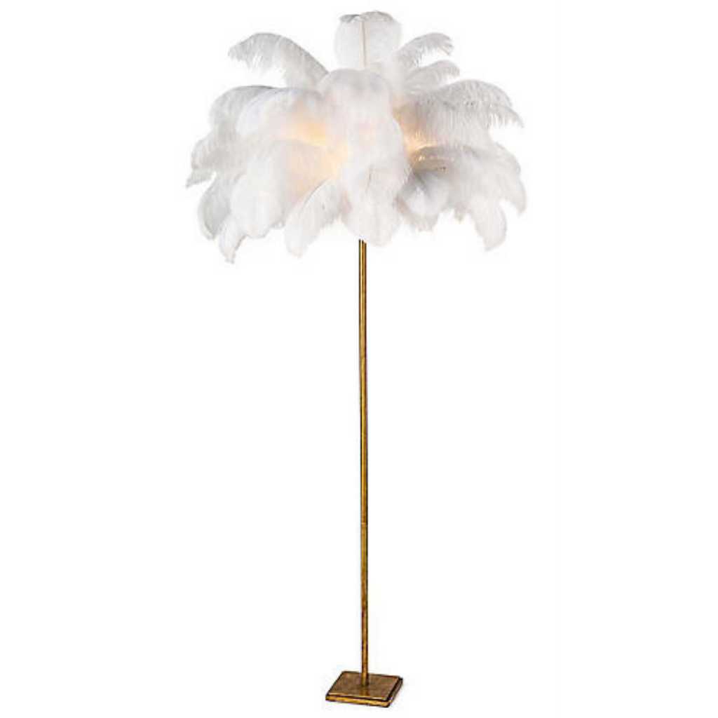 Regina Andrew Josephine Floor Lamp, Gold Leaf