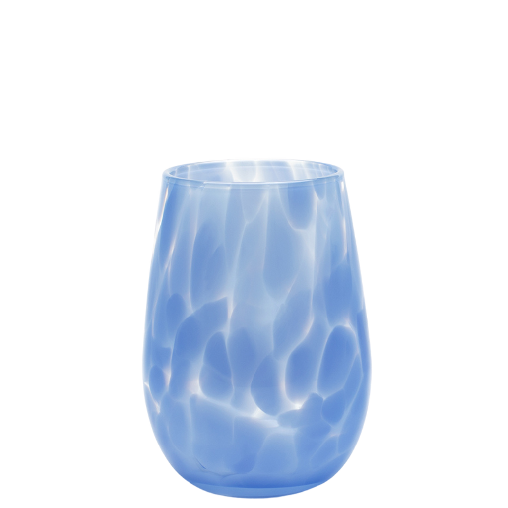 Saban Glass Fristy Blue Wine Glass