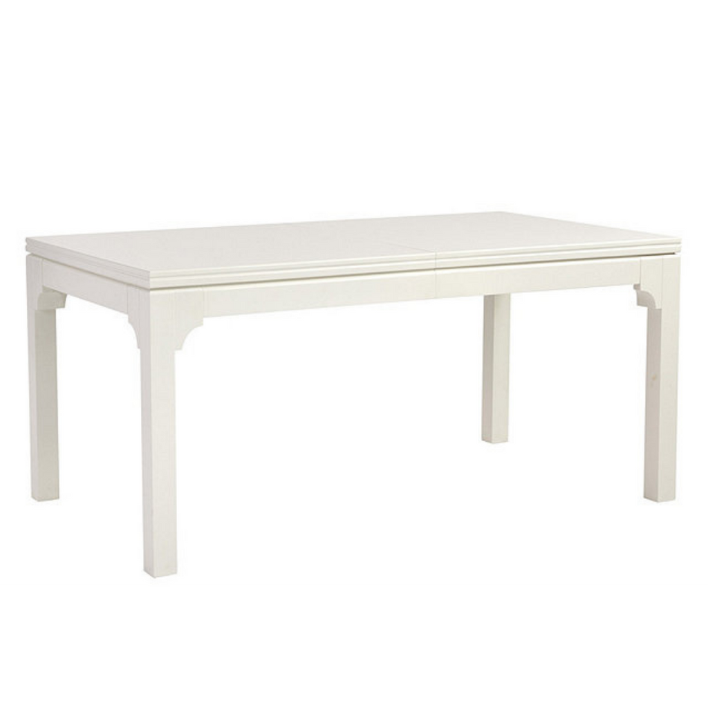 Ballard Designs White Classic Rectangular Dining Table