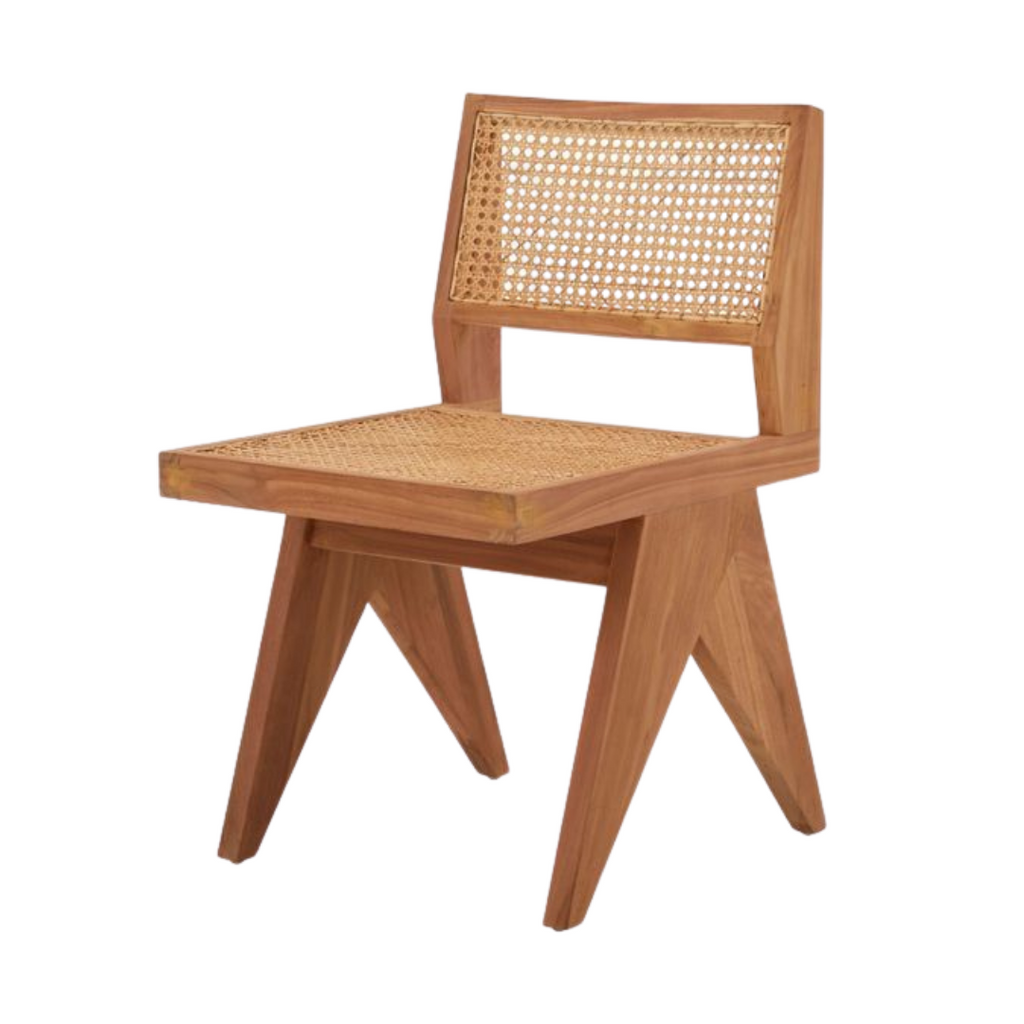 cane denmark side chair