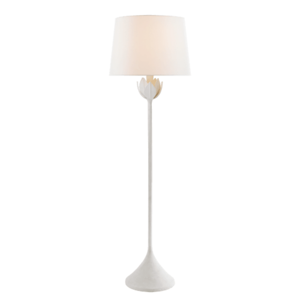 JULIE NEILL ALBERTO LARGE FLOOR LAMP IN PLASTER WHITE