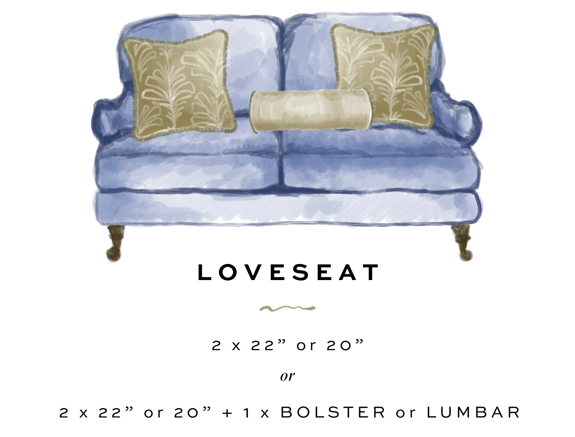 Loveseat Style Guide for Pillows